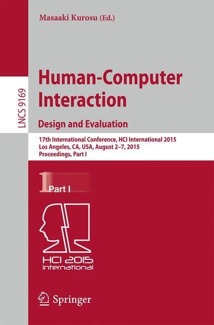 Human-Computer Interaction: Design and Evaluation - 