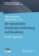 Cover-Bild zum Titel 'Die repräsentative Demokratie in Anfechtung und Bewährung' von ''