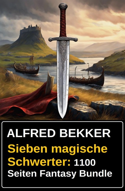 Sieben magische Schwerter: 1100 Seiten Fantasy Bundle - Alfred Bekker