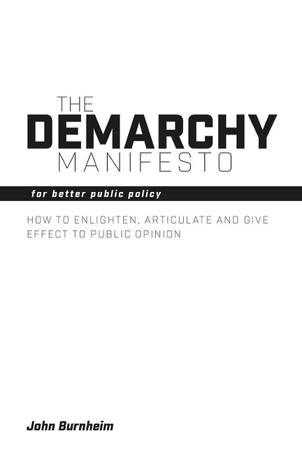 Demarchy Manifesto - John Burnheim