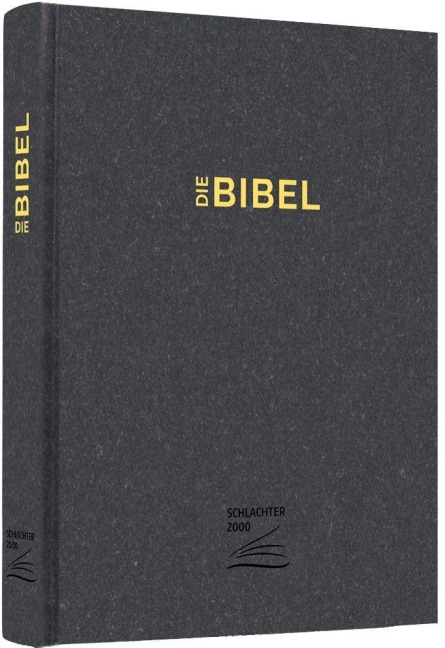 Schlachter 2000 Bibel - Schreibrandausgabe (Hardcover, anthrazit) - 
