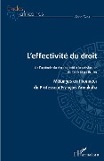 Cover-Bild zum Titel 'L'effectivité du droit' von ''