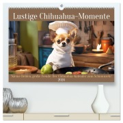 Cover-Bild zum Titel 'Lustige Chihuahua-Momente (hochwertiger Premium Wandkalender 2026 DIN A2 quer), Kunstdruck in Hochglanz' von 'Peter Rübsamen'