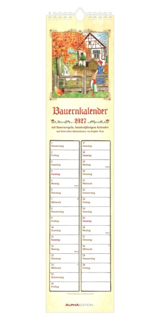 Bauernkalender 2027 - 