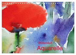 Cover-Bild zum Titel 'Blütenduft Aquarelle (Wandkalender 2027 DIN A4 quer), CALVENDO Monatskalender' von 'Wolgang Kwiatkowski'