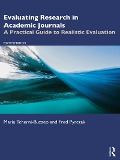 Cover-Bild zum Titel 'Evaluating Research in Academic Journals' von 'Maria Tcherni-Buzzeo, Fred Pyrczak'