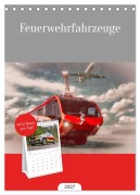 Cover-Bild zum Titel 'Tischplaner 2027 - Feuerwehrfahrzeuge (A5 Tischkalender zum Aufstellen) CALVENDO' von 'Mh CONNECT 112 Marcus Heinz'