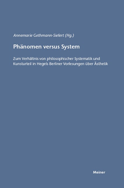 Phänomen versus System - 