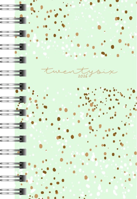 rido/idé 7011104016 | Taschenkalender Mod. Timing 3 2026 "Confetti" | A7, Kunststoff - 