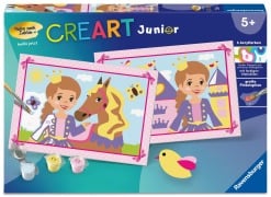 Cover-Bild zum Titel 'CreArt, Malen nach Zahlen Junior - Kleine Prinzessin' von ''