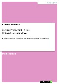 Cover-Bild zum Titel 'Meereswirtschaft in den Entwicklungsländern' von 'Kristina Reinartz'