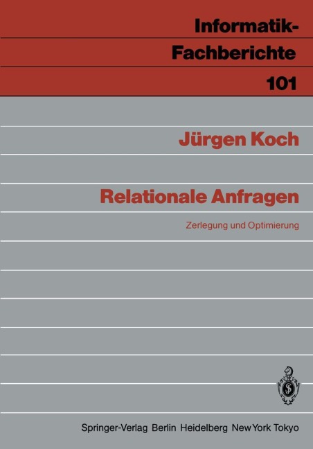 Relationale Anfragen - Jürgen Koch
