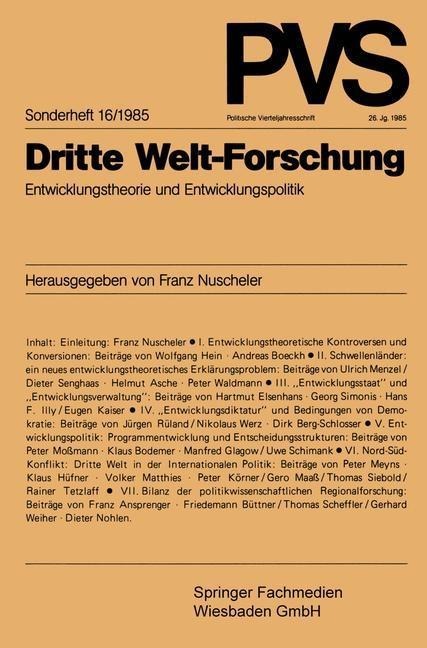 Dritte Welt-Forschung - Franz Nuscheler