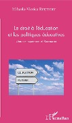 Cover-Bild zum Titel 'Le droit à l'éducation et les politiques éducatives' von 'Rusitoru'
