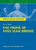 Cover-Bild zum Titel 'The Prime of Miss Jean Brodie von Muriel Spark. Textanalyse und Interpretation mit ausführlicher Inhaltsangabe und Abituraufgaben mit Lösungen.' von 'Muriel Spark'
