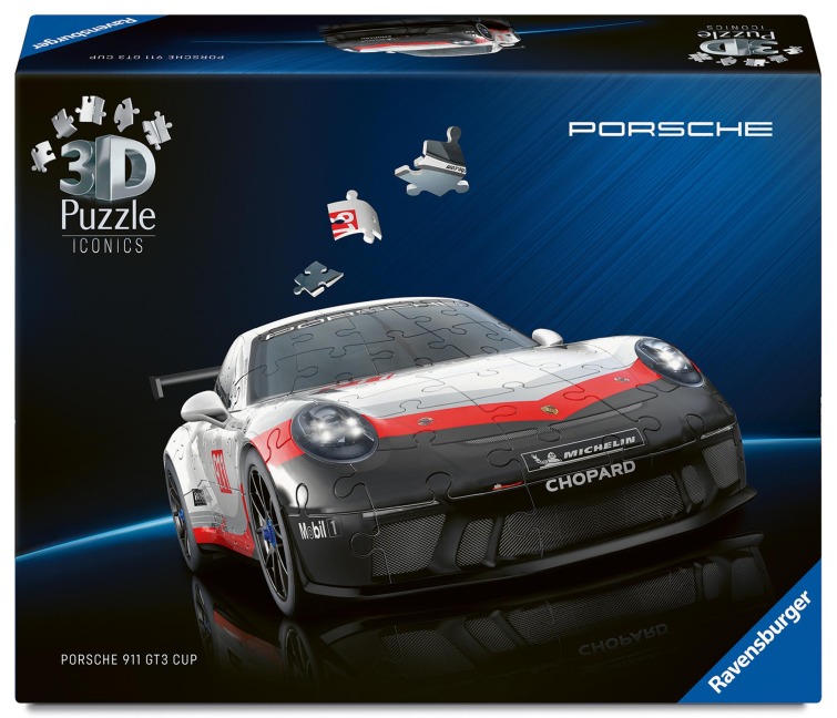 3D Puzzle Iconics: Porsche 911 GT3 Cup - 