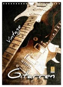Cover-Bild zum Titel 'Vintage Gitarren (Wandkalender 2026 DIN A4 hoch), CALVENDO Monatskalender' von 'Renate Bleicher'