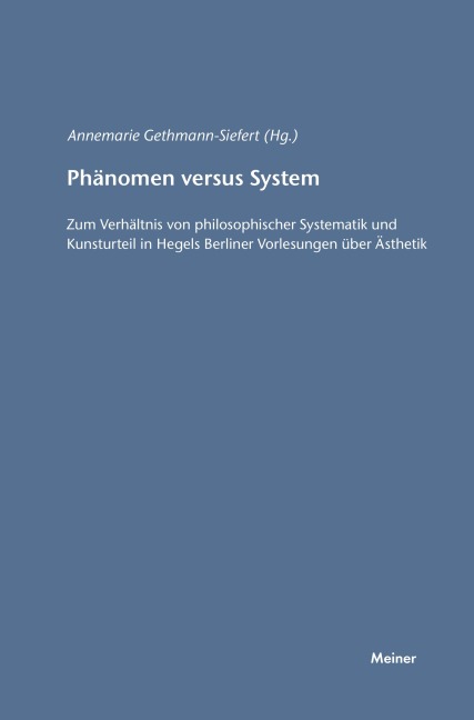 Phänomen versus System - 