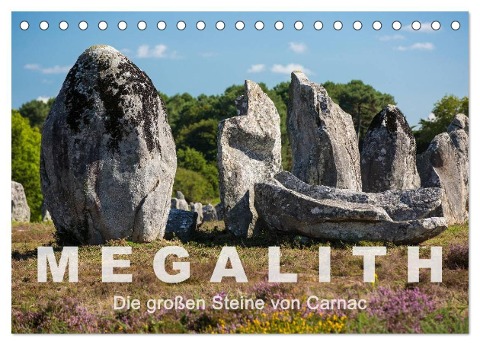 Megalith. Die großen Steine von Carnac (Tischkalender 2024 DIN A5 quer), CALVENDO Monatskalender - Etienne Benoît