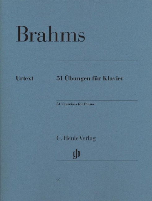 Brahms, Johannes - 51 Übungen für Klavier - Johannes Brahms