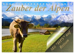 Cover-Bild zum Titel 'Zauber der Alpen (Tischkalender 2026 DIN A5 quer), CALVENDO Monatskalender' von 'Heinz-Peter Schwerin'