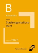 Cover-Bild zum Titel 'Basiswissen Staatsorganisationsrecht' von 'Ralf Altevers'
