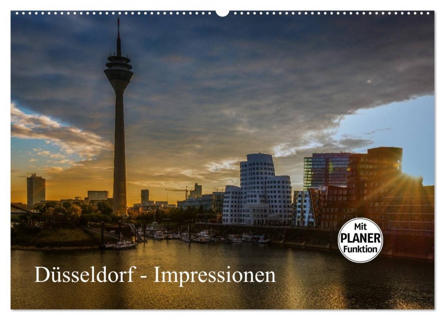 Düsseldorf - Impressionen (Wandkalender 2026 DIN A2 quer), CALVENDO Monatskalender - Michael Fahrenbach