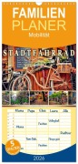 Familienplaner 2026 - Stadtfahrrad mit 5 Spalten (Wandkalender, 21 x 45 cm) CALVENDO - Peter Roder