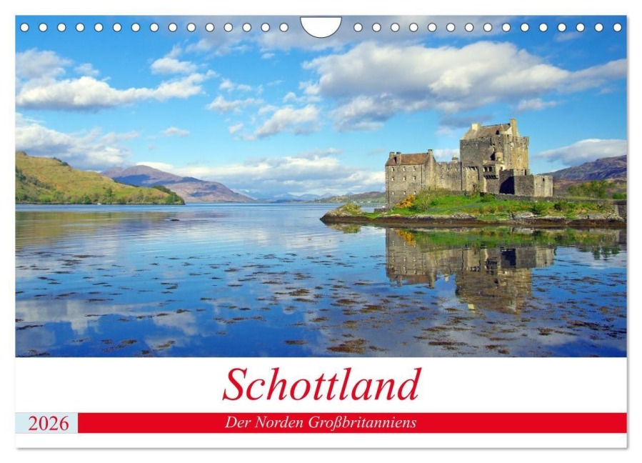 Schottland - Der Norden Großbritanniens (Wandkalender 2026 DIN A4 quer), CALVENDO Monatskalender - Reinhard Pantke