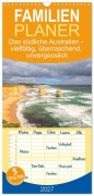 Cover-Bild zum Titel 'Familienplaner 2027 - Das südliche Australien - vielfältig, überraschend, unvergesslich mit 5 Spalten (Wandkalender, 21 x 45 cm) CALVENDO' von 'Dietmar Janietz'