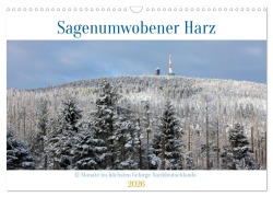 Cover-Bild zum Titel 'Sagenumwobener Harz (Wandkalender 2026 DIN A3 quer), CALVENDO Monatskalender' von 'Thomas Bugdoll'
