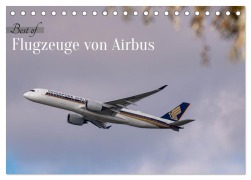 Cover-Bild zum Titel 'Flugzeuge von Airbus 2026 (Tischkalender 2026 DIN A5 quer), CALVENDO Monatskalender' von 'Christoph Brunner'