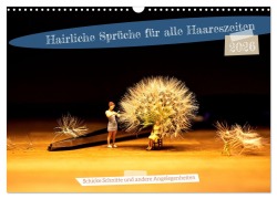 Cover-Bild zum Titel 'Hairliche Sprüche für alle Haareszeiten (Wandkalender 2026 DIN A3 quer), CALVENDO Monatskalender' von 'Ute Jackisch'