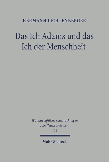Das Ich Adams und das Ich der Menschheit - Hermann Lichtenberger
