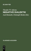Cover-Bild zum Titel 'Theodor W. Adorno: Negative Dialektik' von ''