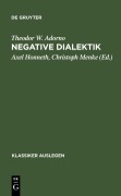 Cover-Bild zum Titel 'Theodor W. Adorno: Negative Dialektik' von ''
