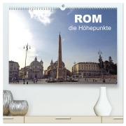 Cover-Bild zum Titel 'Rom - die Höhepunkte (hochwertiger Premium Wandkalender 2026 DIN A2 quer), Kunstdruck in Hochglanz' von 'Brigitte Dürr'