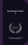 Rate Reseach Volume 5 - 