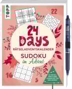 Cover-Bild zum Titel '24 DAYS RÄTSELADVENTSKALENDER - Sudoku im Advent' von 'Frechverlag'