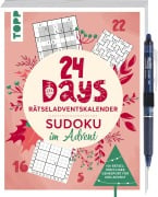 Cover-Bild zum Titel '24 DAYS RÄTSELADVENTSKALENDER - Sudoku im Advent' von 'Frechverlag'