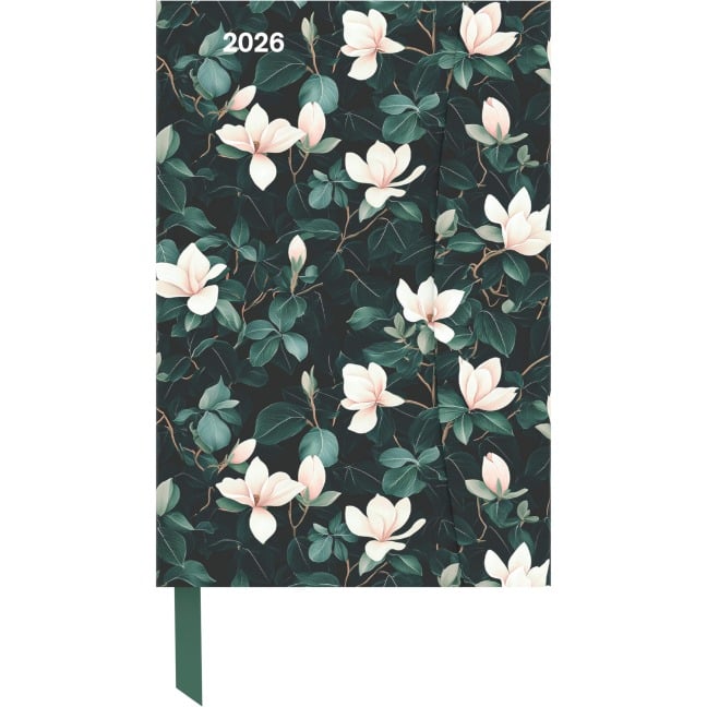 Dark Flowers 2026 - Diary - Buchkalender - Taschenkalender - 10x15 - 