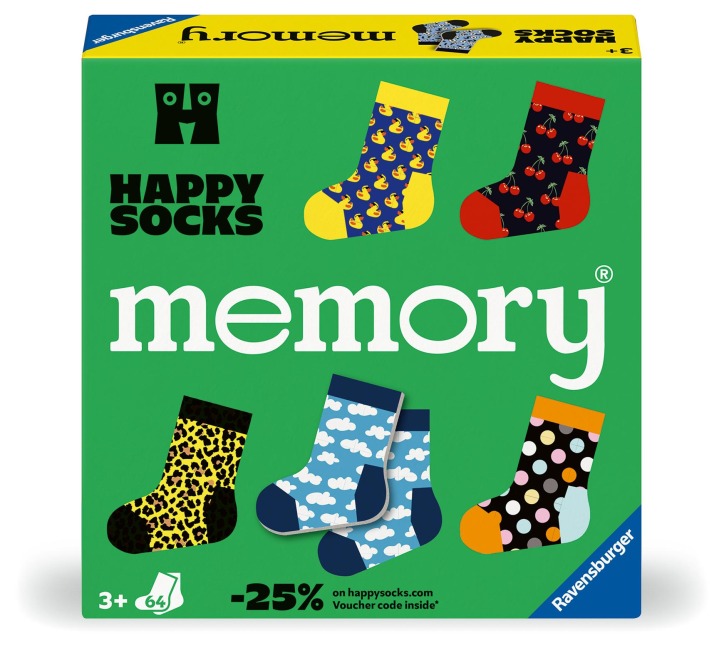 memory® Happy Socks - Kinderspiel ab 3 Jahre - William H. Hurter