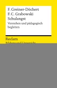 Cover-Bild zum Titel 'Schulangst' von 'Franziska Greiner-Döchert, Friederike Carlotta Grabowski'