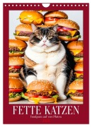 Cover-Bild zum Titel 'FETTE KATZEN - Foodporn auf vier Pfoten (Wandkalender 2026 DIN A4 hoch), CALVENDO Monatskalender' von 'Mb Fotografie'