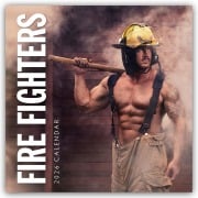 Fire Fighters - Feuerwehrmänner 2026 - 16-Monatskalender - Robin Red