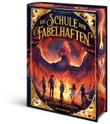 Cover-Bild zum Titel 'Die Schule der Fabelhaften, Band 1 - Das Erbe des Phönix' von 'M. J. Brandon'