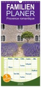Cover-Bild zum Titel 'Familienplaner 2026 - Provence romantique mit 5 Spalten (Wandkalender, 21 x 45 cm) CALVENDO' von 'Jo. Pinx Joachim G. Pinkawa'