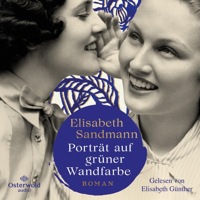 Porträt auf grüner Wandfarbe - Elisabeth Sandmann