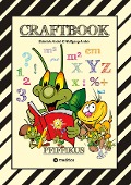 Cover-Bild zum Titel 'CRAFTBOOK - KREATIVES ZEICHNEN - SPRITZGITTER TECHNIK - RÄTSEL - MALVORLAGEN - LUSTIGE MIMIKEN - STORY SCRIBBELN' von 'Wolfgang André, Gabriele André'