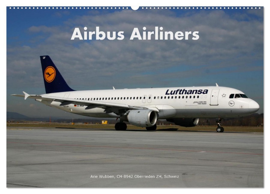 Airbus Airliners (Wandkalender 2025 DIN A2 quer), CALVENDO Monatskalender - Arie Wubben